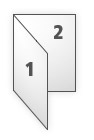 folded Single Fold brochure layout